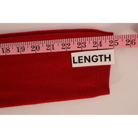 New York & Company Womens V-Neck Red Sweater Size L - Picture 12 of 12